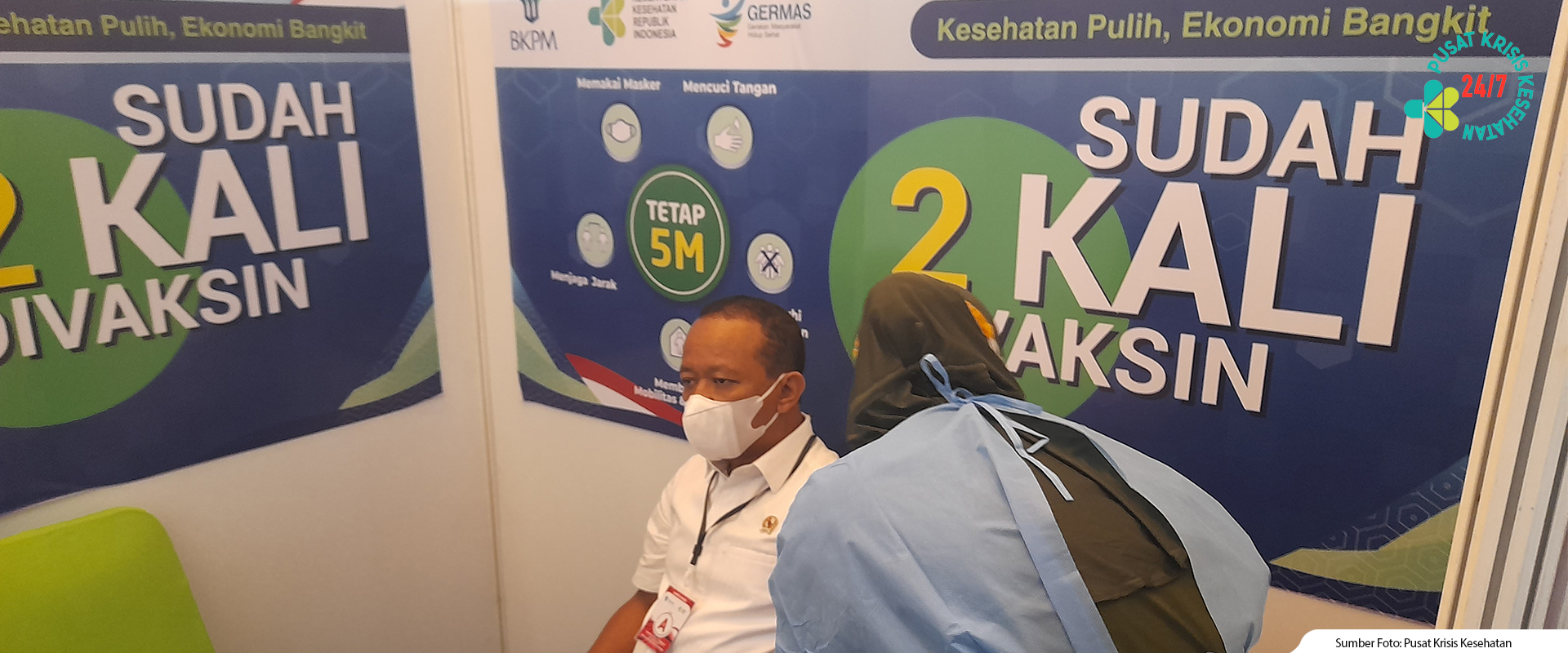 Vaksinasi Kedua BKPM Sukses, Kesehatan Pulih Ekonomi Bangkit